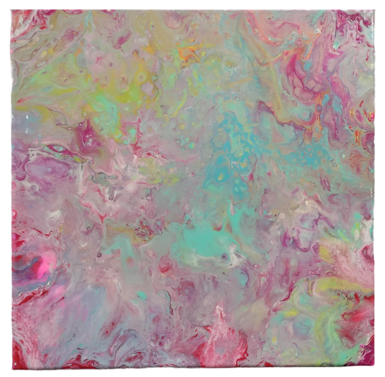 Cotton Candy 12" x 12" x 1/2" Canvas