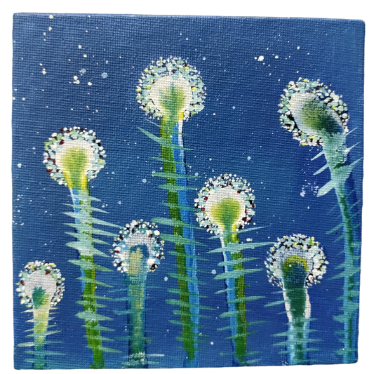 Dandelion 5" x 5" Canvas Panel