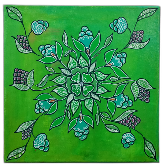 Grapes 12" x 12" x 1/2" Canvas