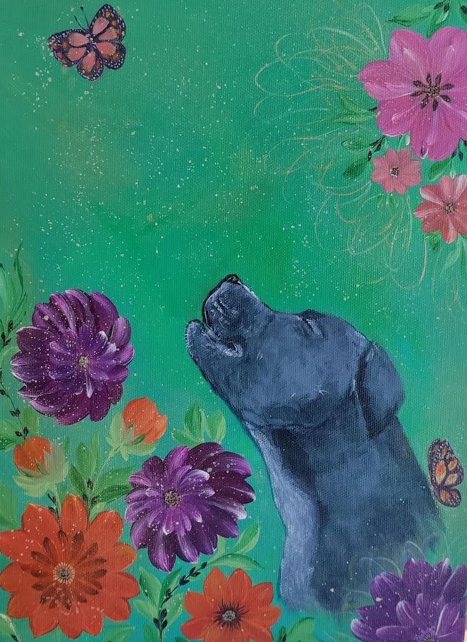 Come to see me again!  9"x12"