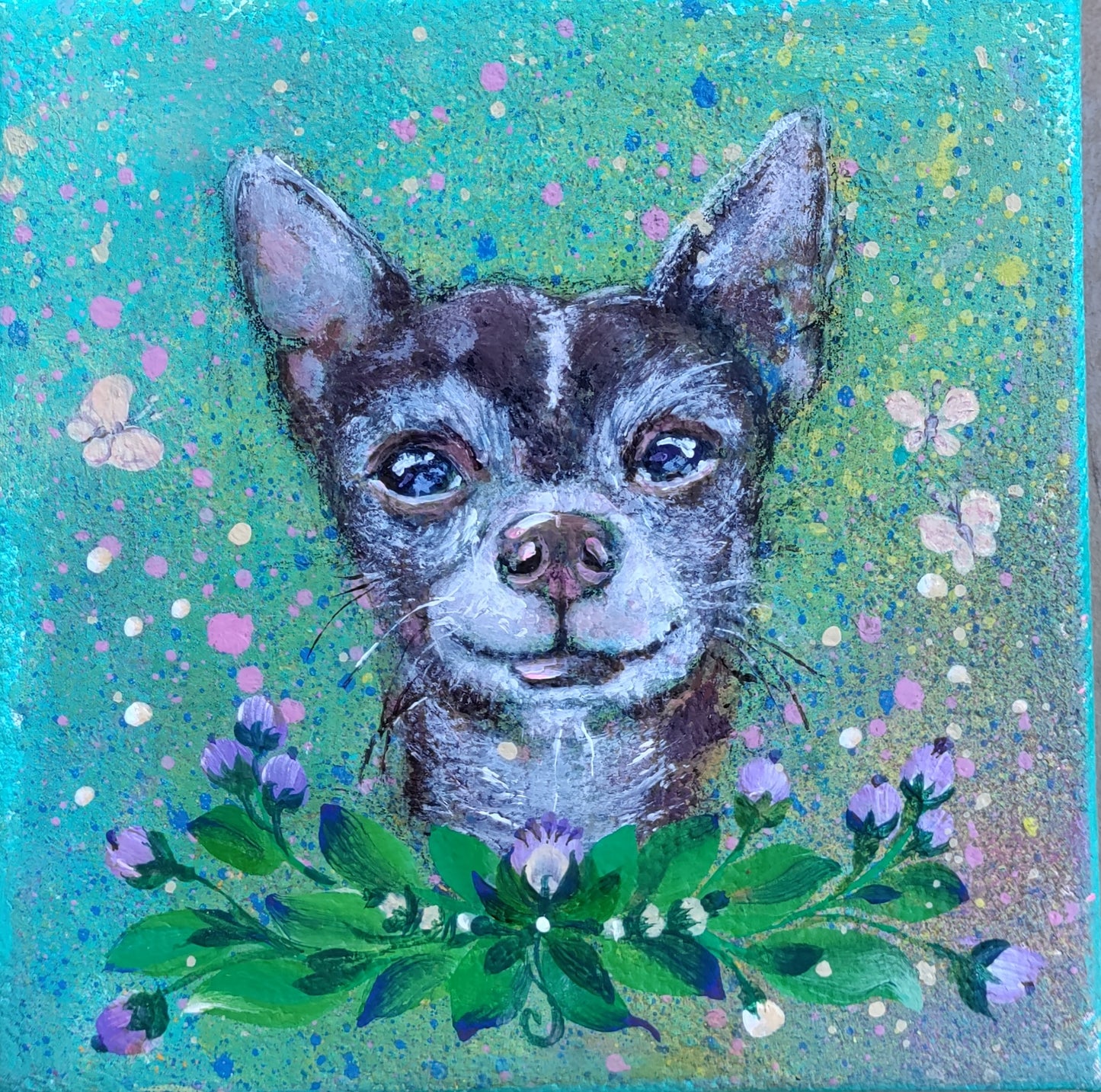 Big brother, 4"x4".