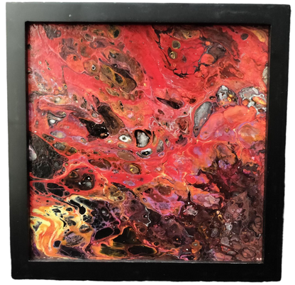 Lava Three 8" x 8" Canvas Panel