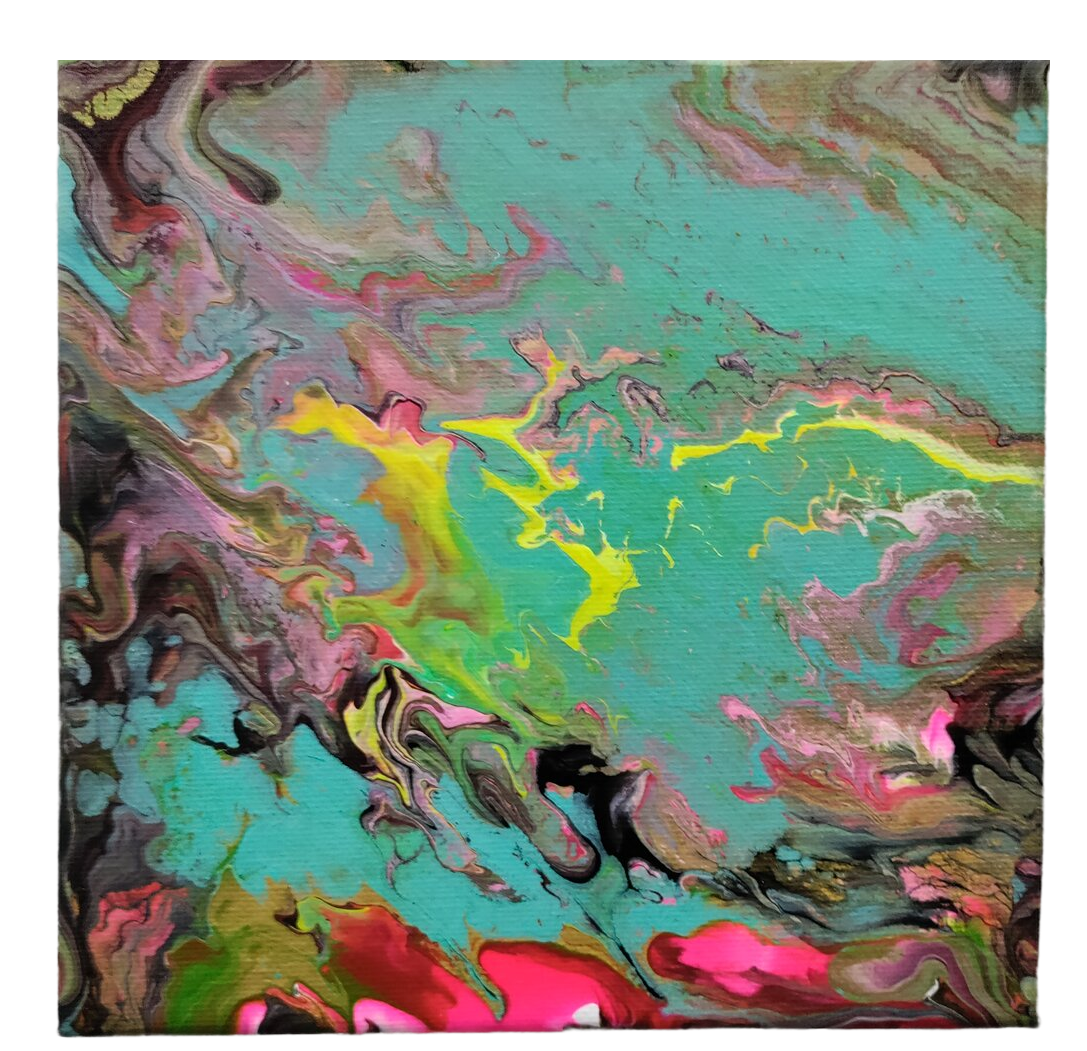 Melting Point 8" x 8" x 1/2" Canvas