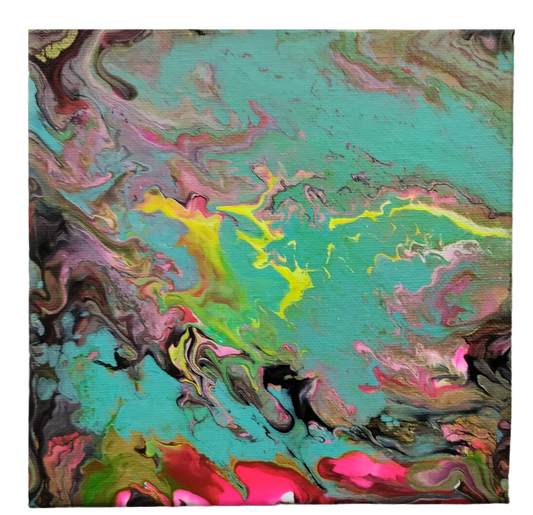 Melting Point 8" x 8" x 1/2" Canvas