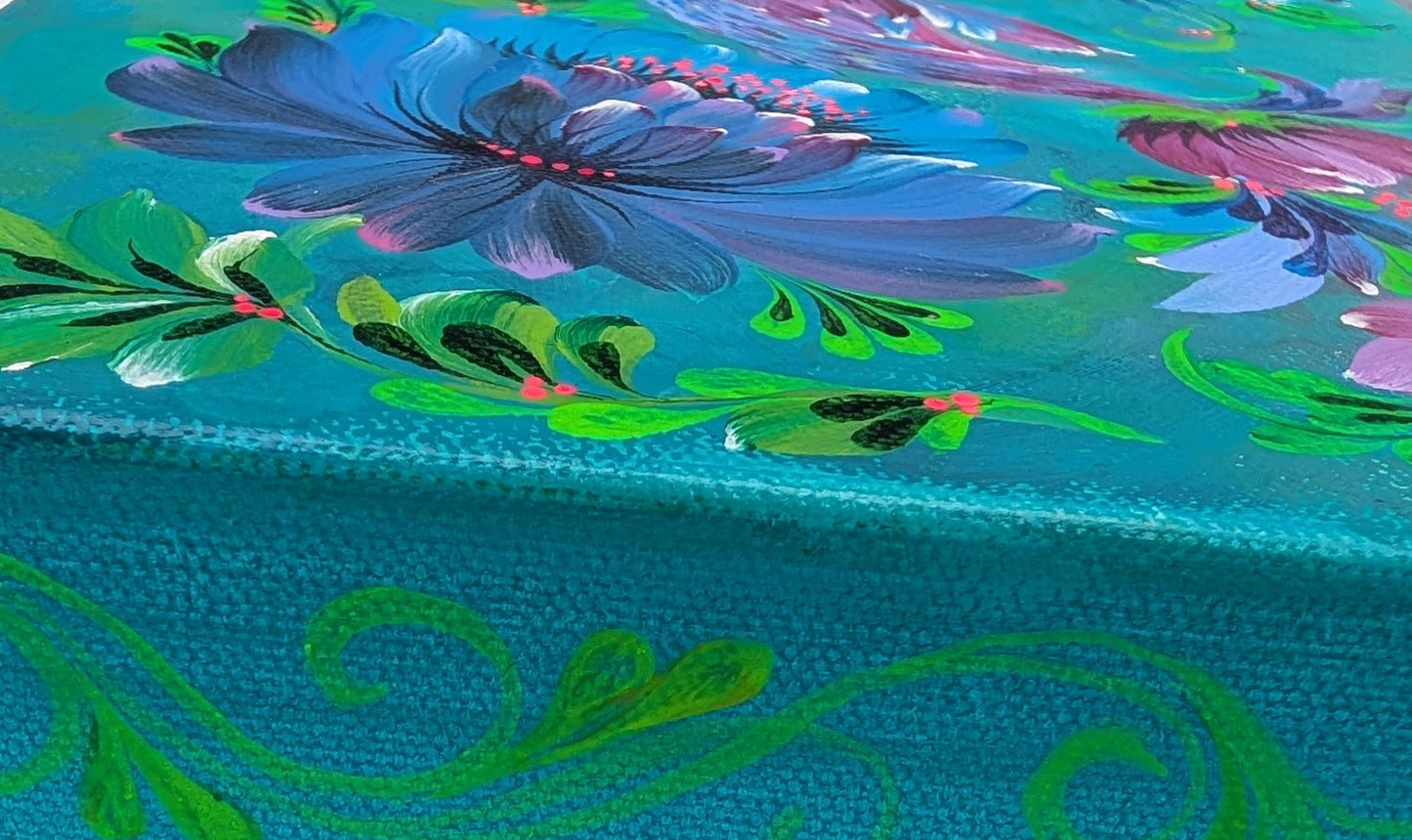 Bird of Happiness , 8" x 10 "x 1.5"