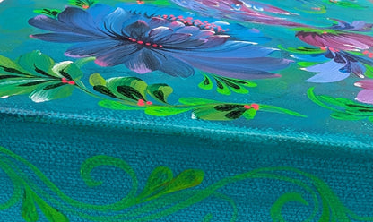 Bird of Happiness , 8" x 10 "x 1.5"