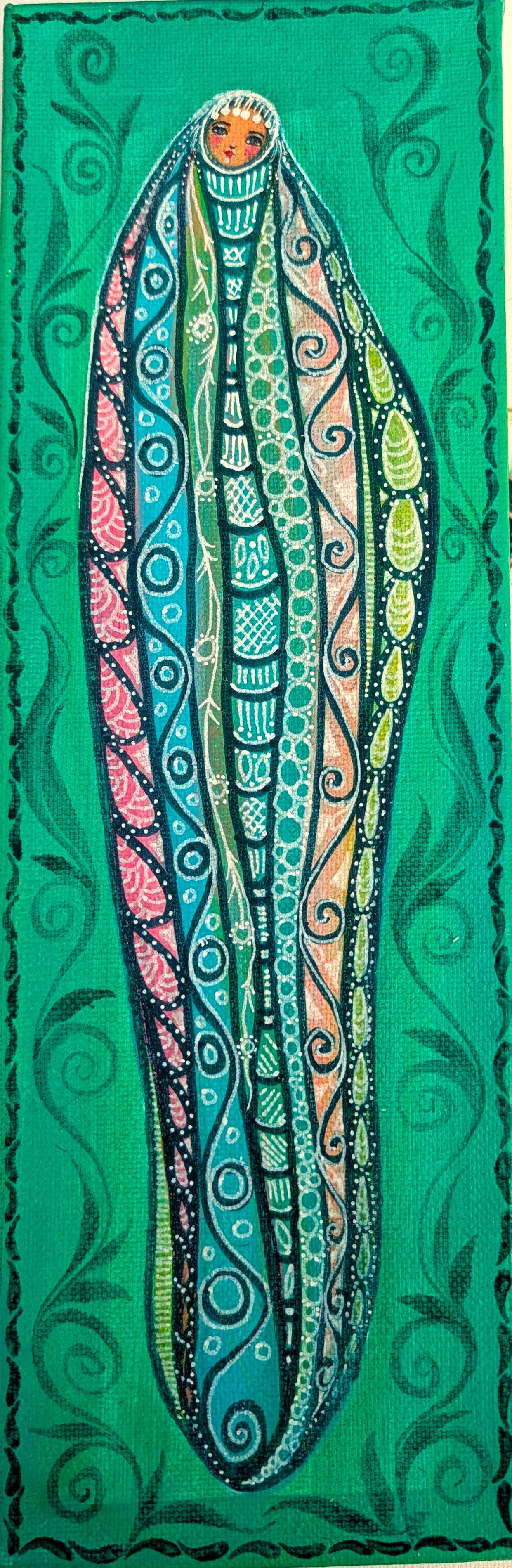 Serenity, 4" x 12" x 1-1/2" Canvas