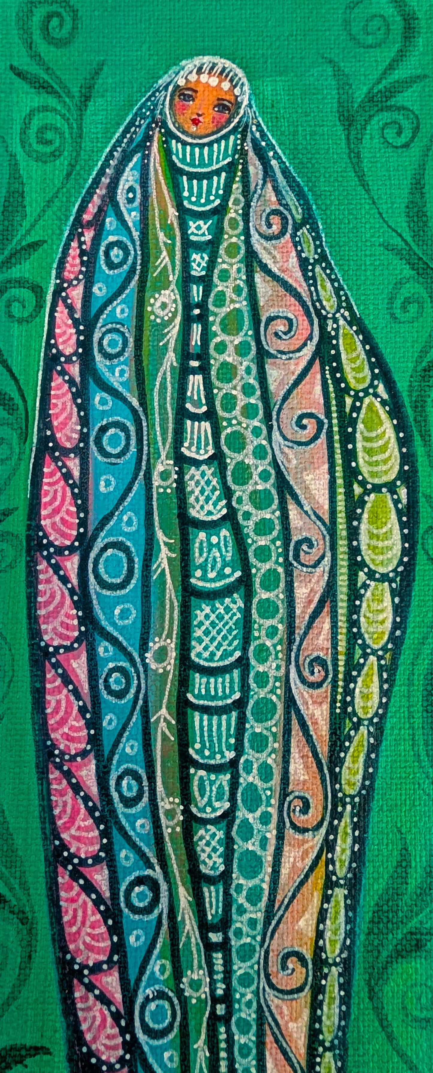 Serenity, 4" x 12" x 1-1/2" Canvas