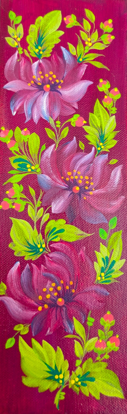 Simple beauty, 4" x 12" x 0.75" Canvas